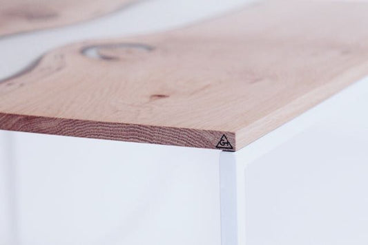 GussHolz - Ihr individueller Esstisch / Couchtisch / Beistelltisch / Tisch aus MünchenCouchtisch #Epoxidharztisch# #Rivertable# #Tisch# #München#